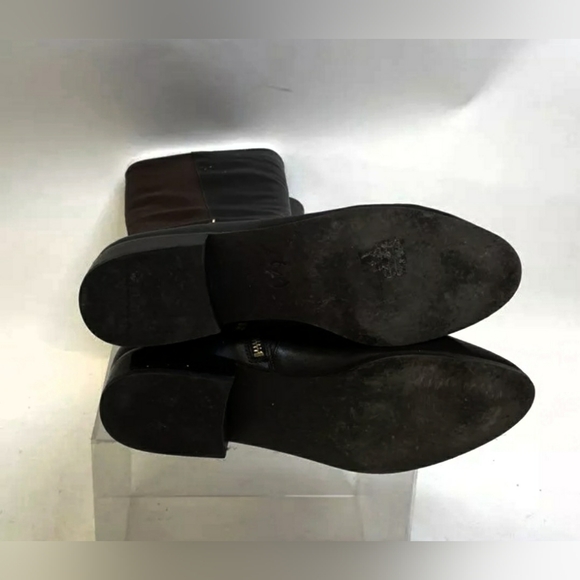 Michael Kors MK Designer Brown Tall Leather Boots - Size 11M - Picture 10 of 10